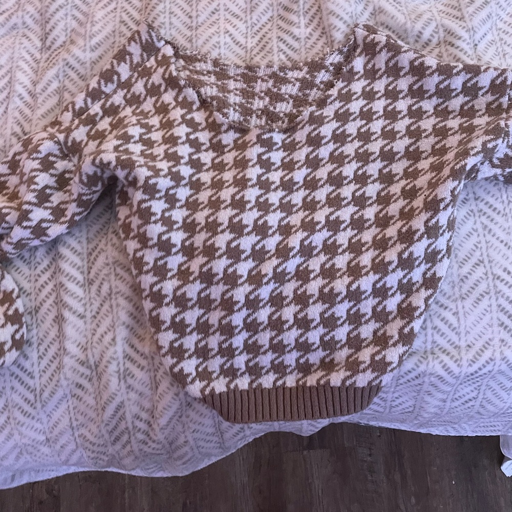 Off the shoulder sweatshirt
